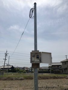 名古屋市港区にて臨時用電源コンセント設置及び臨時電灯申請電気工事
