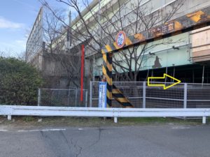 愛知県清須市の仮設現場にて仮設電源（動力・電灯）の引込電気工事（中電申請