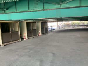 愛知県清須市の仮設現場にて仮設電源（動力・電灯）の引込電気工事（中電申請