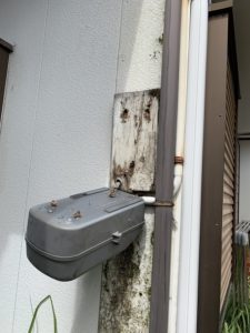 名古屋市南区の戸建住宅にて中電申請によるメーター板の取替電気工事