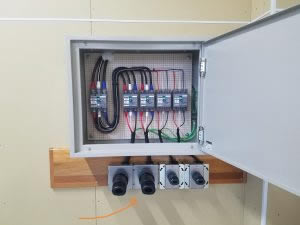 引込口配線 電気工事 施工事例 中部電力（中電申請）