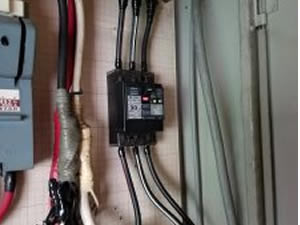 漏電遮断器 電気工事 施工事例 中部電力（中電申請）